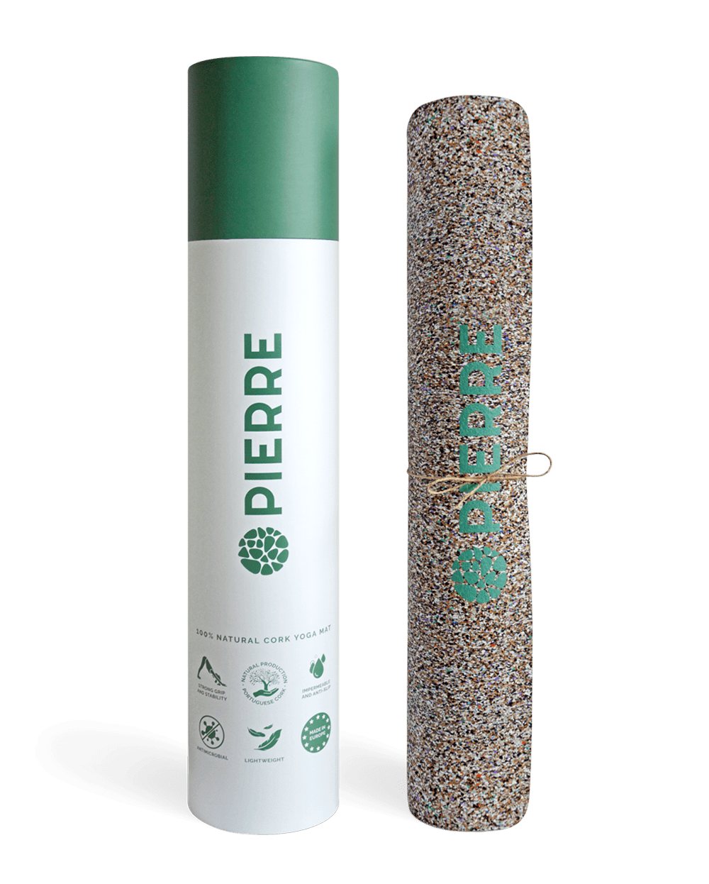 Ecological Yoga Mat > A mix of Cork & Recycled Shoes > Pierre Sports